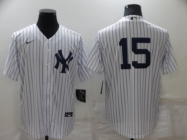 Men's New York Yankees #15 Thurman Munson White Cool Base Stitched Baseball Jersey